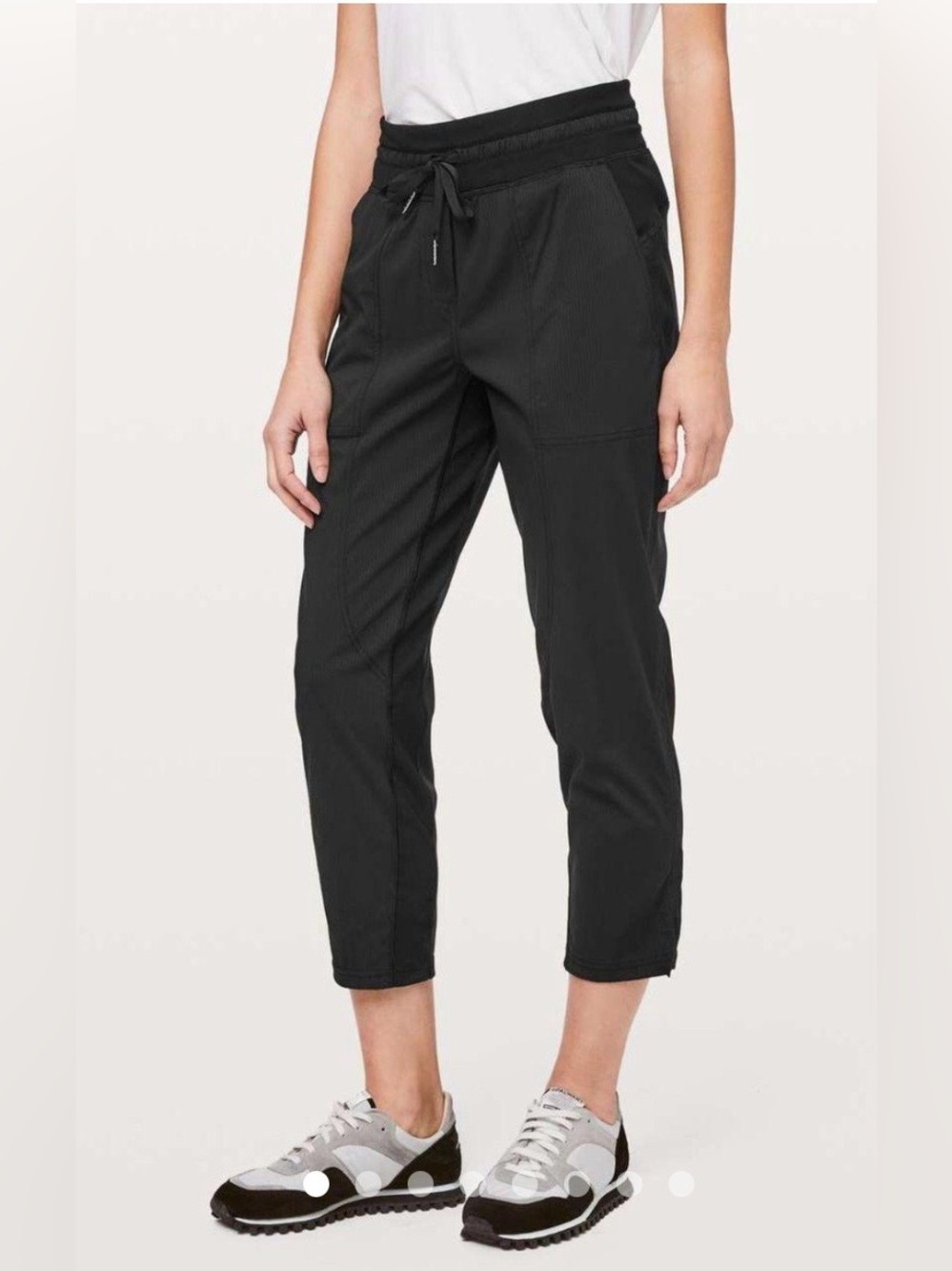 Lululemon Dance Studio Black Cropped Pants Sz 12